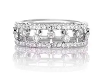 YTF118 S925 Sterlingas Sidabro Žiedas lady žiedas cirkonis vestuvių žiedas vestuvinis gimtadienio dovana