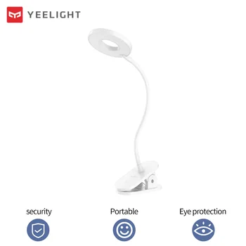 Yeelight stalo lempa naktį šviesos Stalo Lempa Aukščio Reguliavimas mėnulio šviesos 5W Clip-On USB Įkraunamas led žibintai