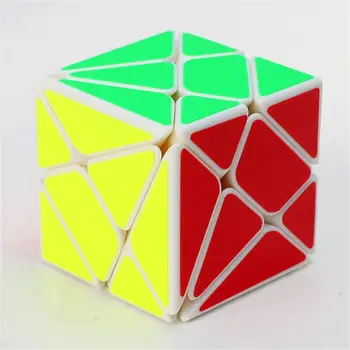 YongJun YJ Ašis Magic Cube Pakeisti Netaisyklingai Jinggang Greitis Kubas Su Matinio stiklo Lipdukas YJ 3x3x3 Karšto Pardavimo