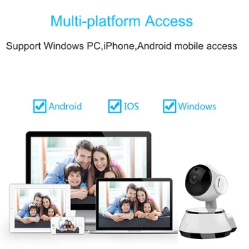 ZGWANG 720P 360 Wi-fi IP Kamera HD AP Belaidžio PTZ IR Naktinio Matymo VAIZDO Home Security Priežiūros Kūdikio stebėjimo