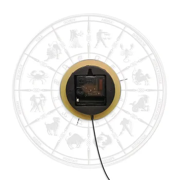 Zodiako Ženklas Zodiako Akrilo Apšviestas Sieninis Laikrodis Astrologija Apšvietimo Namų Dekoro LED Siena Šviesos Astronomijos Meno Žvaigždyną