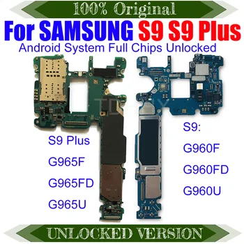 Įdiegti PPP Logika Lenta Su Chip 6GB RAM 64GB ROM Samsung Galaxy S9 PLUS G965F G960F G960FD G965FD G960U G965U Plokštė