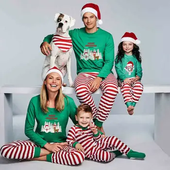 Šeimos Kalėdų Pižama Nustatyti Kalėdos Pjs Atitikimo Pižamos Suaugusiųjų Vaikų Kalėdos Sleepwear