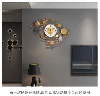 Šiaurės Prabangus Sieninis Laikrodis Modernus Dizainas, Didelis Silent Kūrybos Didelis Sieninis Laikrodis Skaitmeninis Naujovę Virtuvėje Wandklok Namų Dekoro AD50WC
