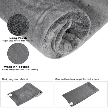 Šildymo kilimėlis Skausmą XL King Size Soft Touch Electric 9 kaitinimas Drėgnos Šilumos Terapija Variantas Kaklo, Nugaros, Pečių,