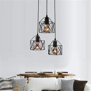 Šiuolaikinės Metalo LED Rhombus šviesos stilingas medžio šaką šviestuvo lempos dekoratyvinis Restoranas, baras lubų chandelies kabinti Apšvietimas