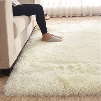 Šiuolaikinės storas ilgas šilko plaukų kiliminė danga, grindų kilimėlis Gyvenimo kambario, miegamasis coffee table bay lange lovos antklodė Tatamio kilimas neslidus kilimas