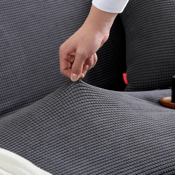 Žakardo storio sofa padengti kieta spausdinti sofa slipcover už kampo sofa rankos kėdė
