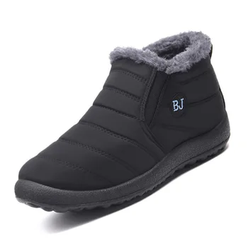 Žiemos batai vyrams batai 2021 šilta kailio slip-on vyrų sniego batai sniego batai kietas no-slip batų vyrai batai zapatos de hombre