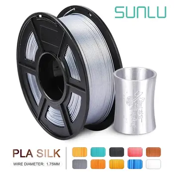 Нить Sunlu Šilko Pla Gijų 1 кг 1,75 мм для 3D-принтера pla šilko пластик для 3д принтера стержни для 3д ручки